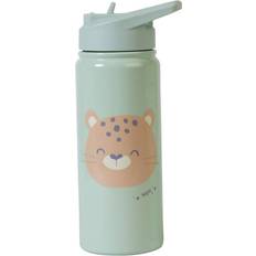 Baby Thermos Bottle with Straw termoflaske med sugerør Mint 500 ml