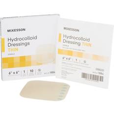 First Aid McKesson Hydrocolloid Dressing 6 X 6 Inch Sterile Light Beige 10 Count