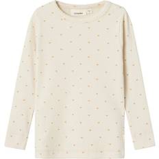 Lil'Atelier Gago Printed Long Sleeved Top - Turtledove (13235931)