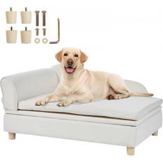 VEVOR Pet Sofa, Dog Couch for Large-Sized Dogs Soft Velvety Dog