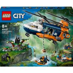 Toys LEGO City Jungle Explorer Helicopter at Base Camp 60437