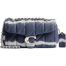 Coach Tabby Shoulder Bag 20 With Quilting And Tie Dye - Silver/Midnight Navy Multi