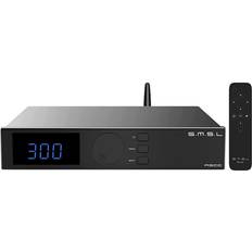 Subwoofer förstärkare S.M.S.L. SMSL A300 HiFi Power Amplifier BTL Mode Bluetooth 5.0 2.1 Subwoofer 165W x 2 Class D Integrated Amp SDB Sound Effects Hi-Res Digital Audio Receiver with Remote Control THD N 0.004%