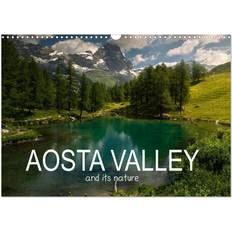 Nature valley Calvendo Aosta Valley and Its Nature Wall Calendar 2025 A3