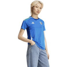 Adidas Italy Women&#39 Team 2024 Home Authentic Jersey Blue