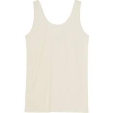 Kashmir Linnen Aiayu Gentle Tank Top - Pure Ecru