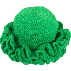 Evexplo Crochet Bucket Hat - Light Green