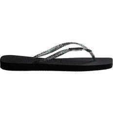 Havaianas Square Logo Metallic - Black