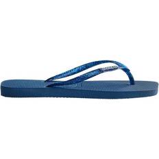 Havaianas Square Logo Metallic - Comfy Blue