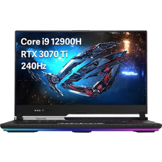 Laptops ASUS ROG Strix Scar 15 Gaming Laptop, 15.6" QHD 240Hz IPS Display, Intel Core i9 12900H, 64GB DDR5, 4TB SSD, GeForce RTX 3070 Ti, Per-Key RGB Keyboard, Wi-Fi 6E, Black, Win 11, 128GB Hotface Extension