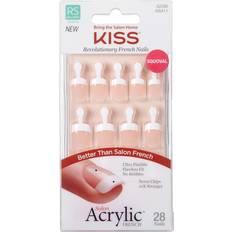 Acrylic nails Kiss Salon Acrylic French Nails Power Play 28 Stk