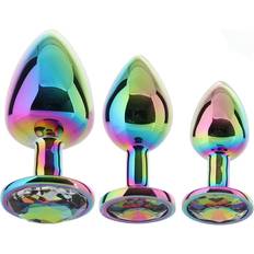 Bynabjfa Rear Assets Round Gem Metal Plug Kit