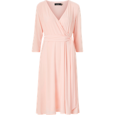 Lauren Ralph Lauren Rosa Klänningar Lauren Ralph Lauren Curve Klänning LD SP 24 - Rosa