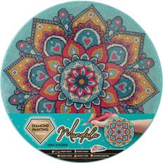 Diamond Painting on Canvas Mandala Turquoise 30cm