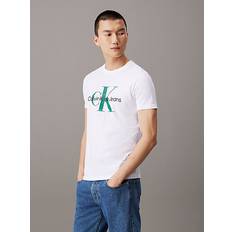 Calvin Klein 4XL T-shirts Calvin Klein Jeans Men's Short Sleeve Round Neck T-Shirt - Bright White