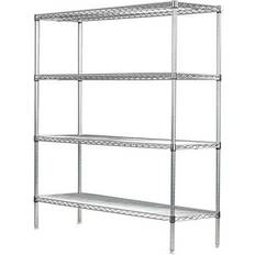 Omega Products Corporation 12 Tier Chrome Shelving System 72x74"