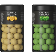 Lemon/Lime Liquorice Lakrids by Bülow Black Box Regular Summer Lemon & Sour Strawberry 590g