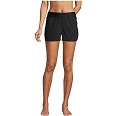 Lands' End Women Swimming Trunks Lands' End Womens Comfort Waist 3in Swim Short Panty-New Black Regular