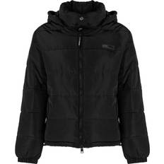 Bold Back Logo Padded Black Jacket