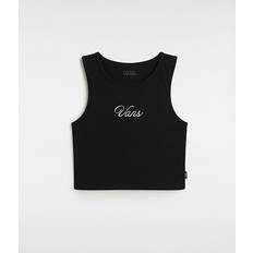 Vans Tank Tops Vans Staple Fitted Crop Tanktop black Damen Schwarz, Größe