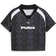 Puma Women Tops Puma Football Jersey Baby Tee Women - Black