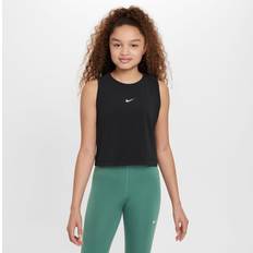 Nike Toppe Nike Pro Dri-FIT-træningstanktop til piger sort