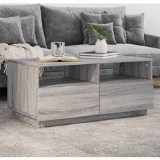 Red Coffee Tables vidaXL grey sonoma, 90 with Side Coffee Table