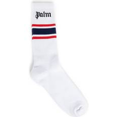 Palm Angels Men Underwear Palm Angels MAN WHITE SOCKS White L/XL