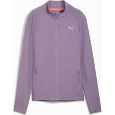 Puma Purple Outerwear Puma Run For Her Ribbed Full Zip - Pale Plum