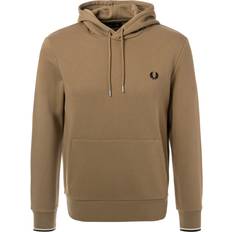 Fred Perry Truien Fred Perry Tipped Warm Stone Hoodie - Bruin