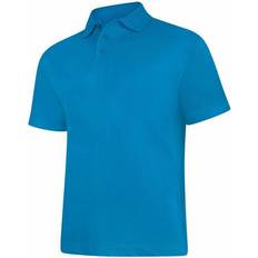 Blue - Unisex Polo Shirts Uneek UC101 Classic Polo Shirt COLOUR: Sapphire Blue