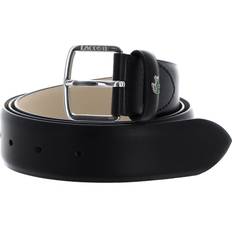 Lacoste Men Belts Lacoste Leather Belt - Black