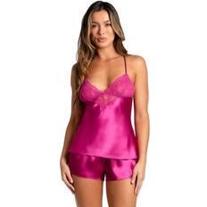 Underwear California Dynasty Women's Two Piece Satin Camisole Top and Shorts Set, Hotfuchs