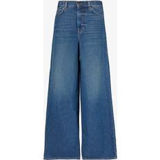 Max Mara Weekend Weekend Max Mara Elasticated-Waist Wide Jeans blue