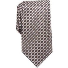 Beige - Men Ties Perry Ellis Men's Nascarella Grid Tie Taupe