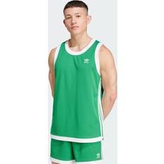 Adidas XS Vests Adidas Adicolor Mock Eyelet Vest Green