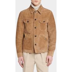 Tom Ford Suede Field Jacket - Brown