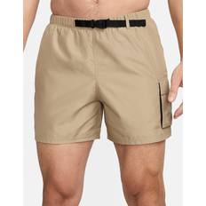 Brown - Men Swimming Trunks Nike Voyage Cargo Volley Shorts