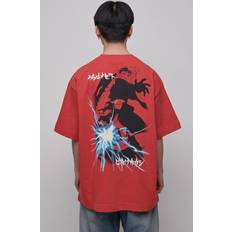 Naruto Kakashi & Obito Red T-Shirt - Rouge