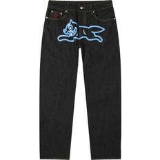 Clothing ICECREAM Men's Running Dog Denim Jeans Black/Blue Print 30"