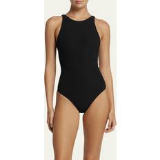 Clothing Jetset High-Neck One-Piece Swimsuit BLACK 14 AU 10 US