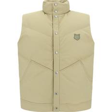 Kangas Liivit Maison Kitsuné Fox Head Patch Quilted Gilet - Canvas