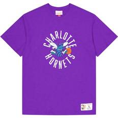 Herre - Lilla T-skjorter Mitchell & Ness Legendary Slub S/S Tee Purple Male