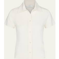 XXS Camisas Vince Short Sleeve Button Up Shirt - Yellow