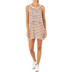 Wool Dresses La Martina Womens Sleeveless dress with round neck LWRE31 woman Brown Linen