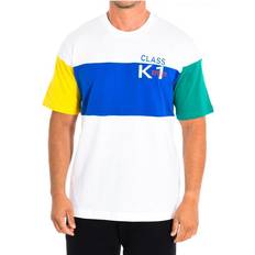 Mens Short Sleeve T-Shirt TMR603-JS206 White Cotton