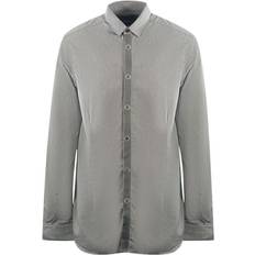 Diesel Men Shirts Diesel Mens Black Gold Plain Grey Long Sleeve Shirt