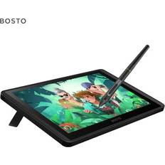 Graphics Tablets Bosto Sold by: Magic life, Graphics Tablet Size 1366x768 Display 11.6 Inch Size Display 8192 Pressure Function Support Windows H-IPS LCD Tablet Support Windows USB-Powered 1366x768 Display 8192 Inch Size 1366x768 12HD-A