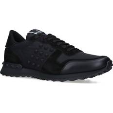 Valentino Garavani Leather Rockrunner Sneakers black