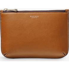 Leather Toiletry Bags & Cosmetic Bags Aspinal of London Medium Ella Smooth Leather Pouch